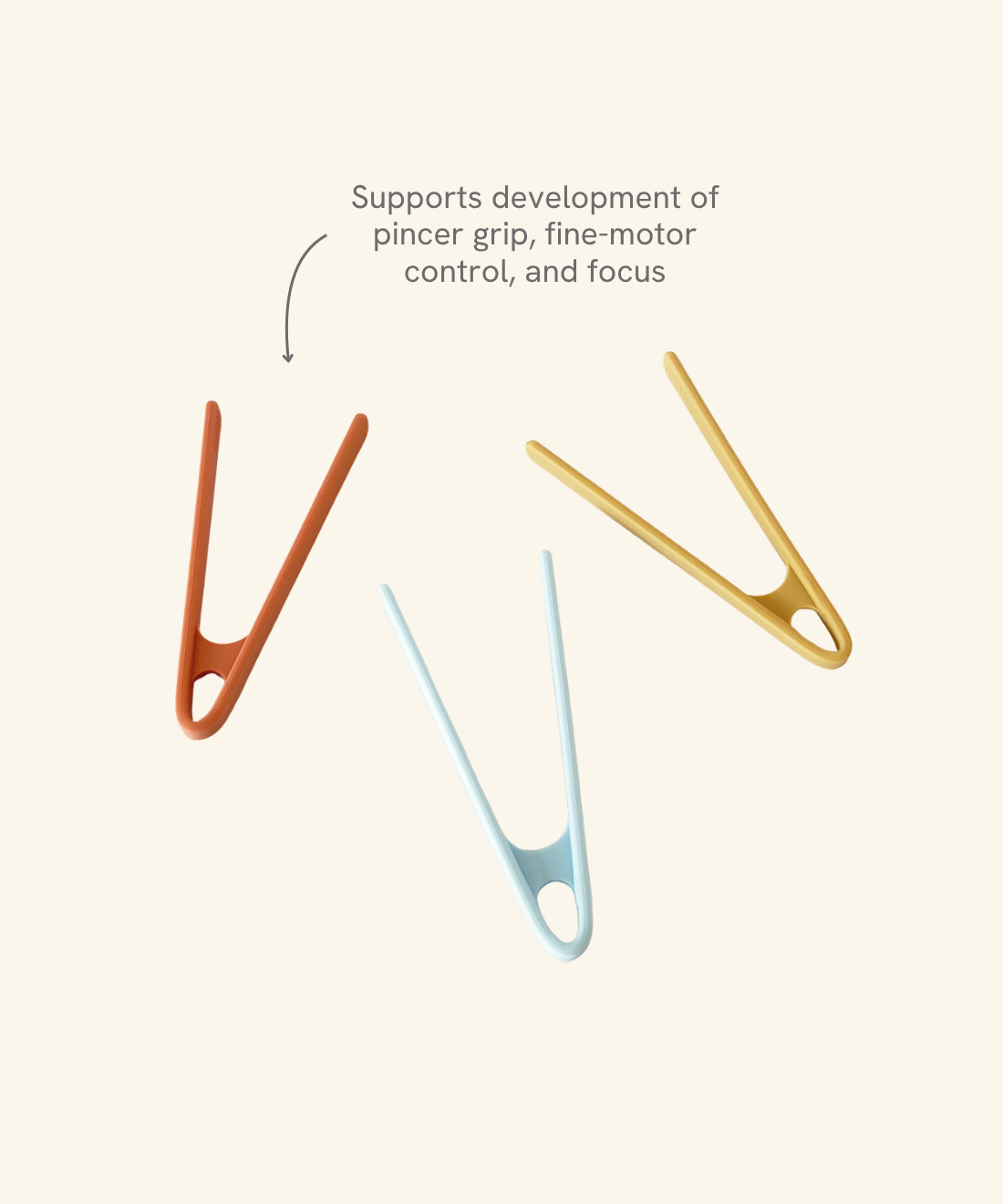 Silicone Tong Set - 3 Tongs