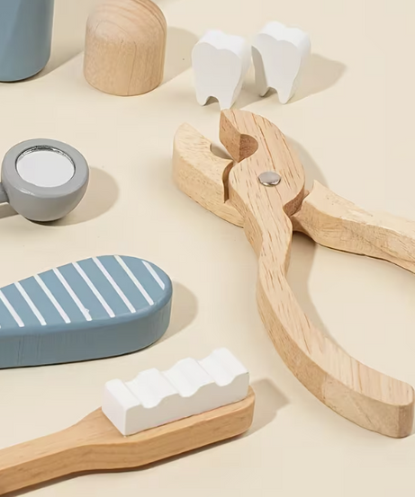 Wooden Dentist Role-play Kit