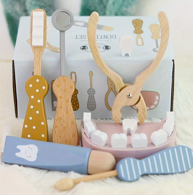 Wooden Dentist Role-play Kit