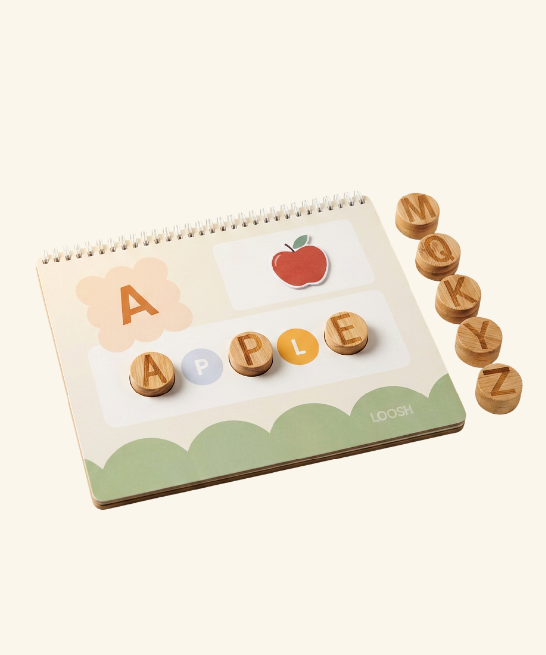 LOOSH Word Building Token & Sticker Set