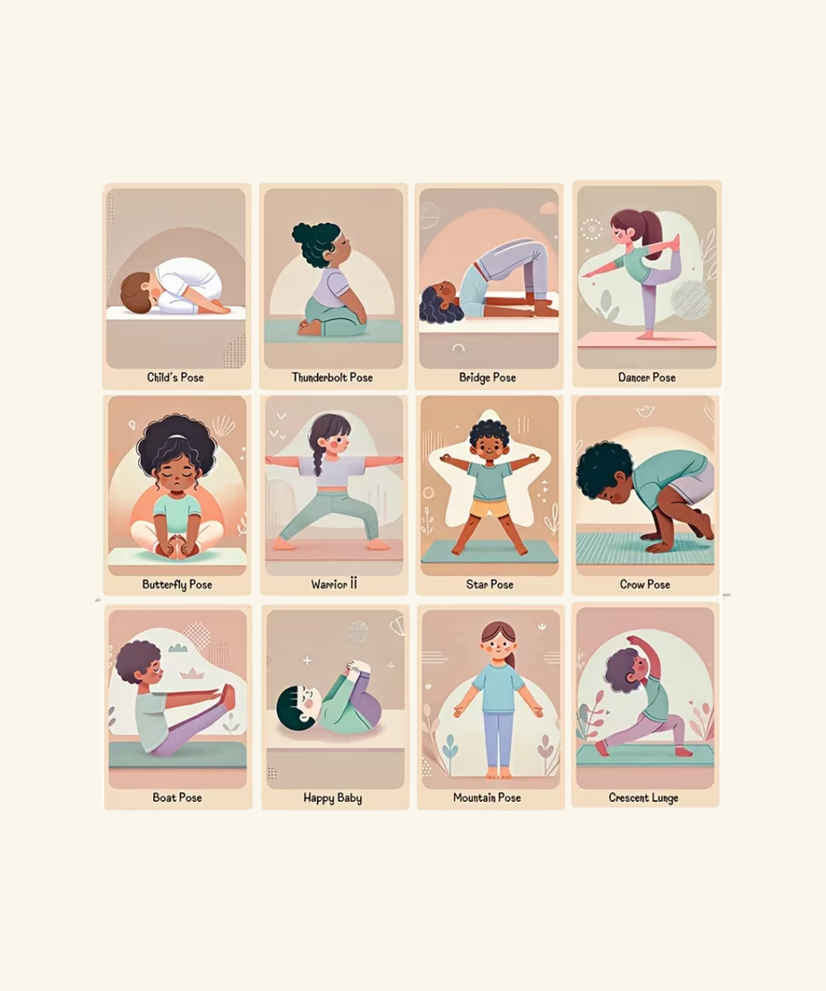 Toddler Yoga Flashcards