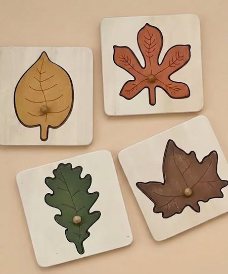 Leaf Puzzle Set - 4 Puzzle Set