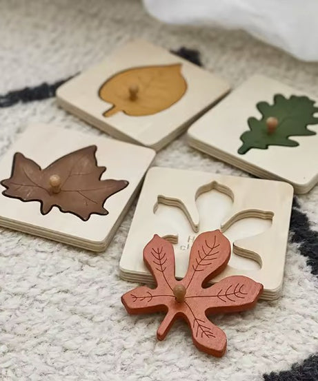 Leaf Puzzle Set - 4 Puzzle Set
