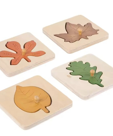 Leaf Puzzle Set - 4 Puzzle Set