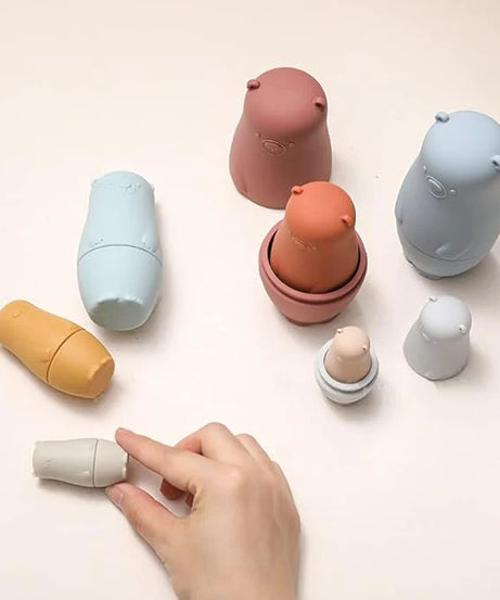 Silicone Matryoshka Nesting Bear Set
